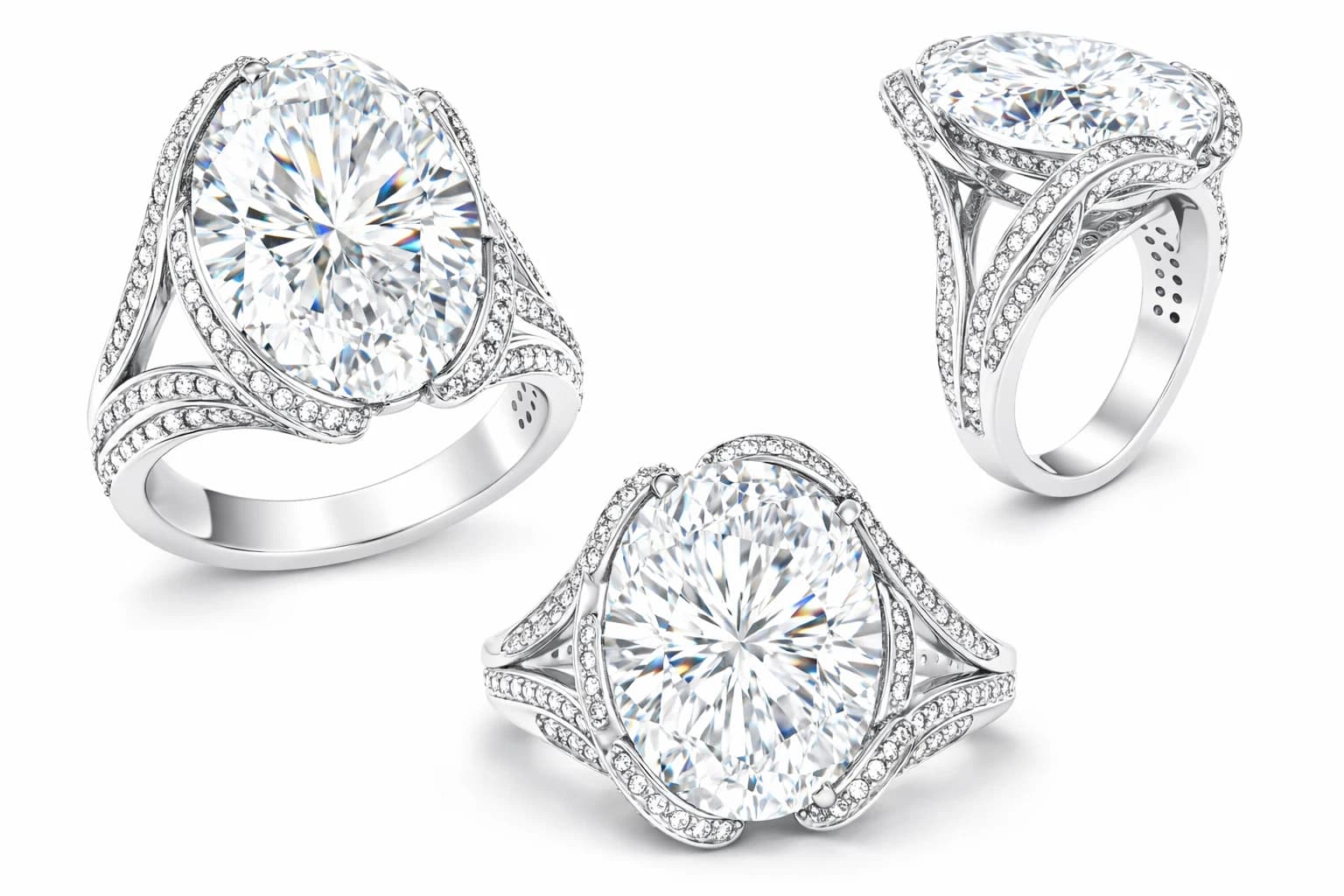 Clarity Oval Diamond Ring